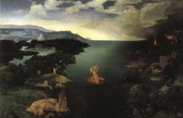 PATENIER, Joachim Crossing the Styx Sweden oil painting art